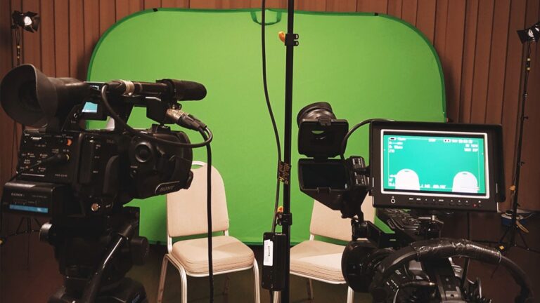 piece_to_camera_with_green_screen_set_up_croft_tv_corporate_video_production